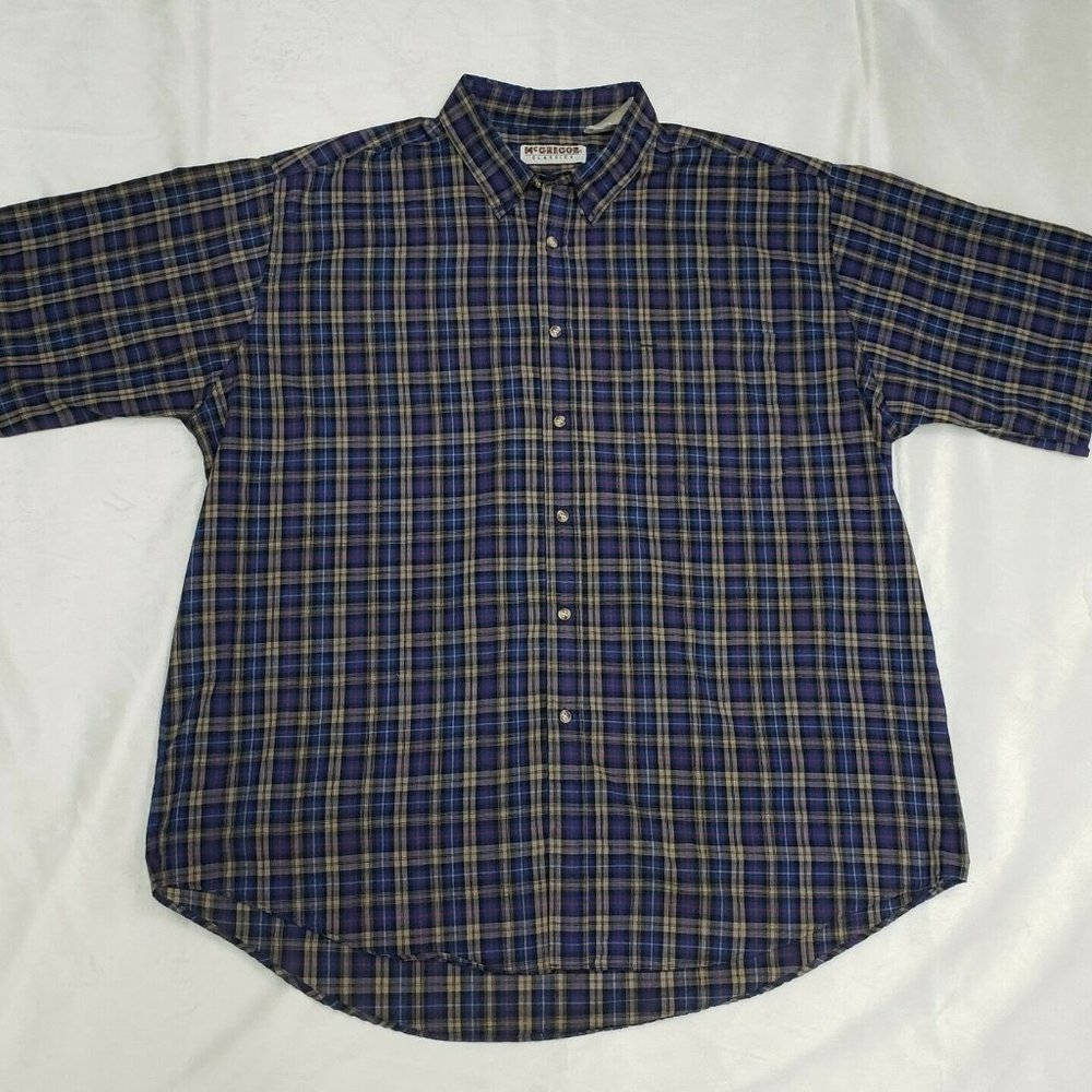 Men's McGregor Classics Short Sleeve Button Up 2XL
